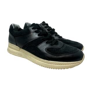 Everlane The Trainer Sneakers Leather Suede Black Men's Size 10